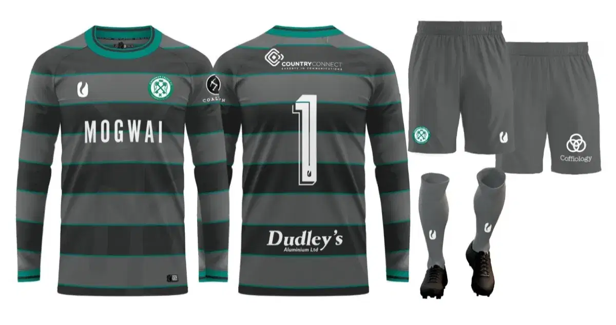 Cwmbran Celtic goalkeeper shirt — Mogwai