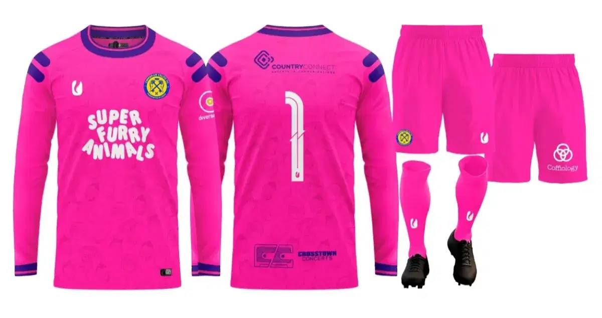 Cwmbran Celtic goalkeeper shirt — Super Furry Animals