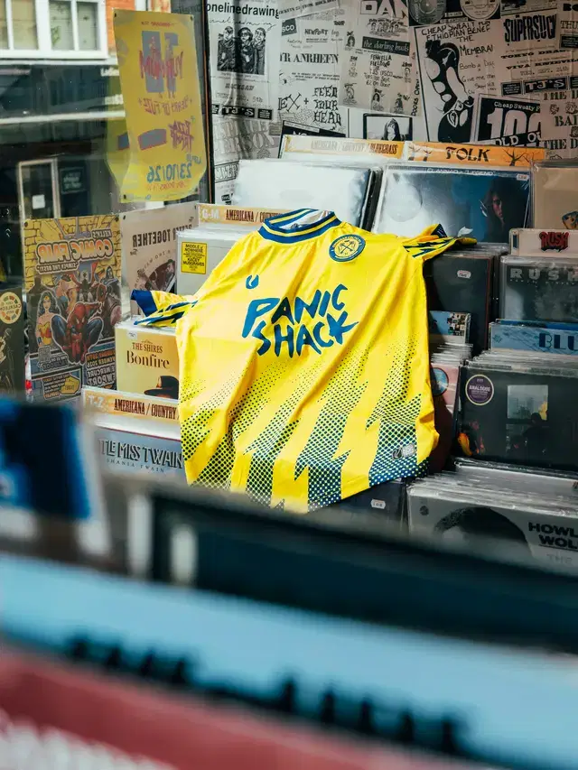 The Panic Shack women's home shirt
