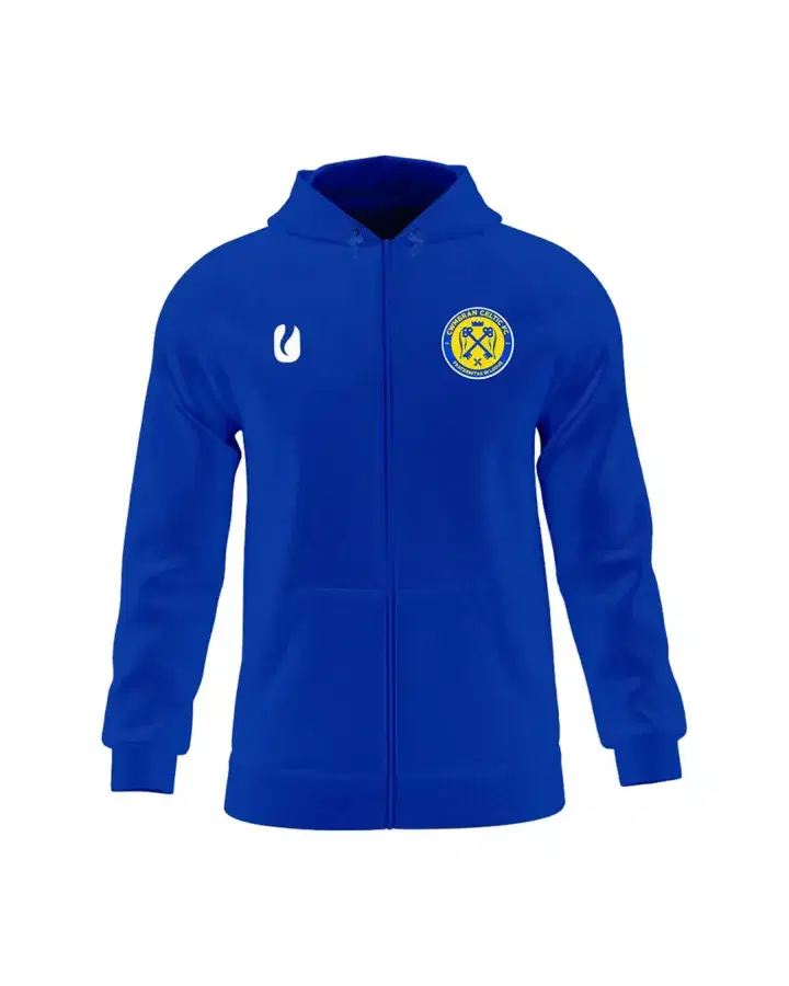 Cwmbran Celtic Blue Full-Zip Hoodie