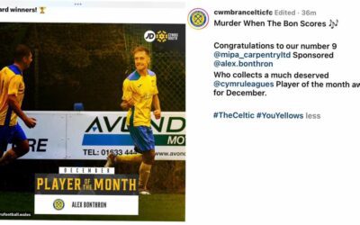 ALEX BONTHRON – PLAYER OF THE MONTH