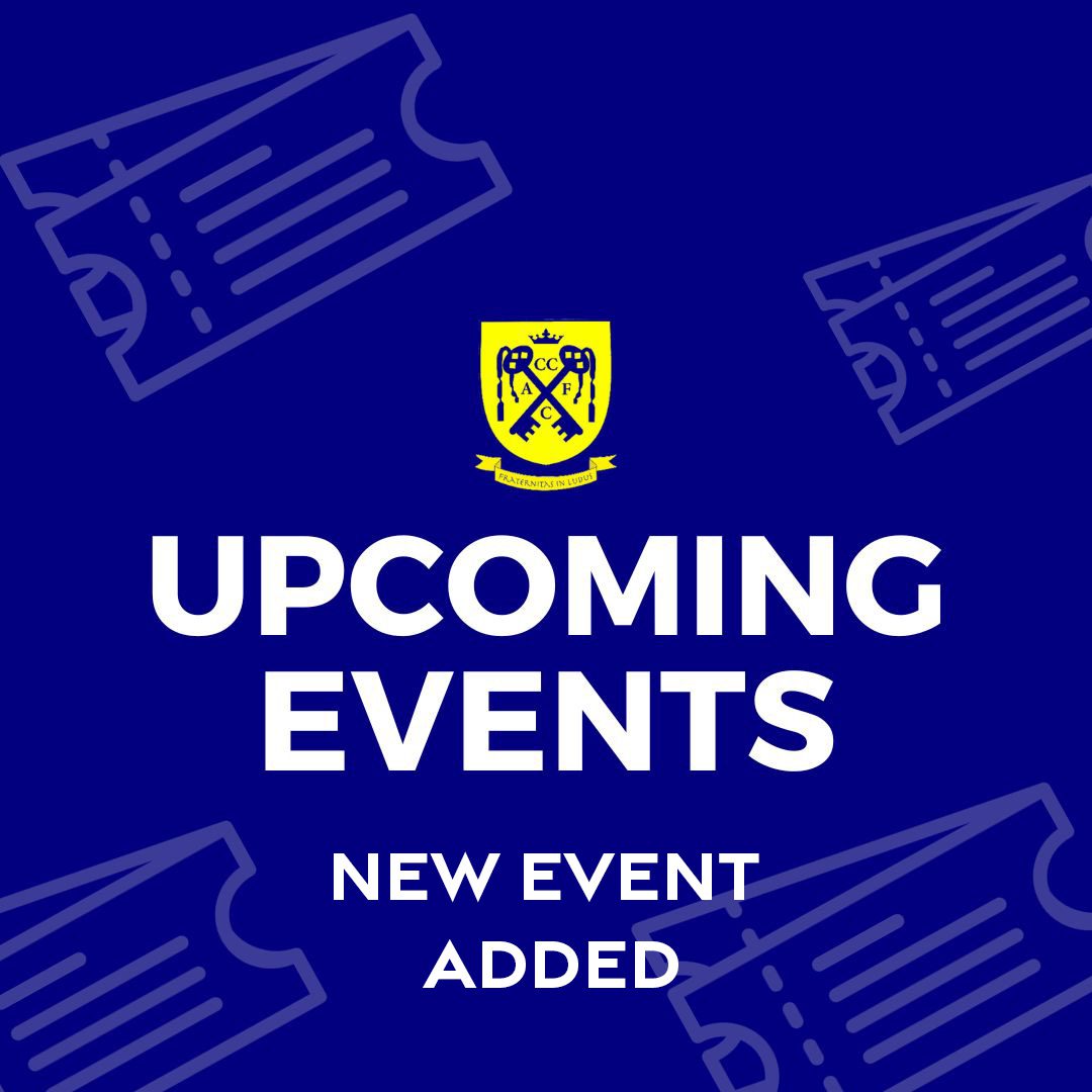 upcoming events - new event added