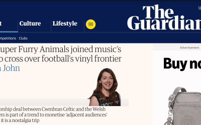 Music Shirts Featured on The Guardian Website & Paper
