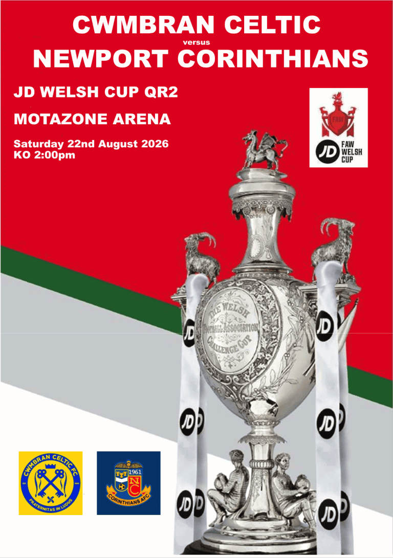 Cwmbran Celtic Mens 1st vs Newport Corinthians