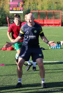 Cwmbran Celtic Men's First Team in action at Llanishen, FAW Amateur Trophy, October 2026