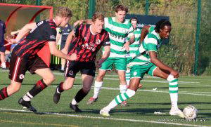 Cwmbran Celtic Men's First Team in action at Llanishen, FAW Amateur Trophy, October 2026