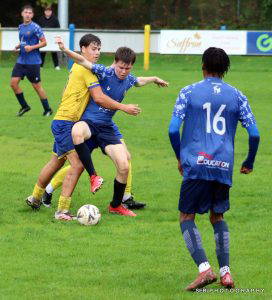Cwmbran Celtic Under-18s in action against Newport Corinthians, September 2026